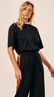 Blusa Manga Curta Preto