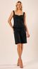 Blusa Peplum sem Mangas Preto