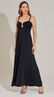 Vestido Midi Aplicação Dourada