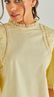 Blusa Tricoline Com Renda