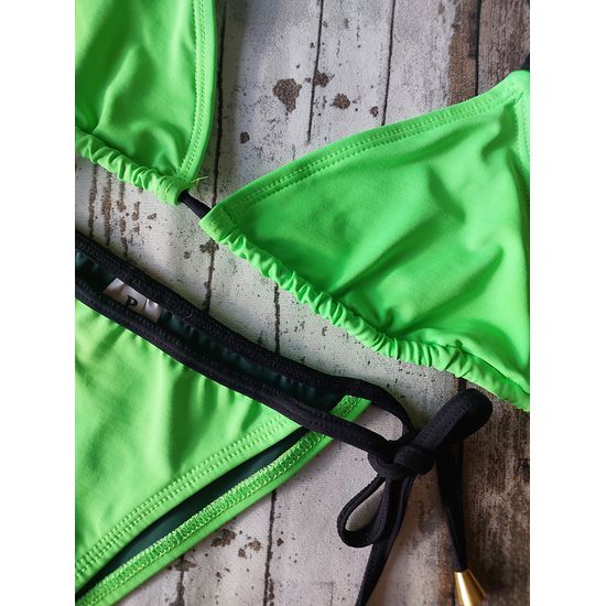 Biquini Cortininha Lacinho Verde ref bs 477