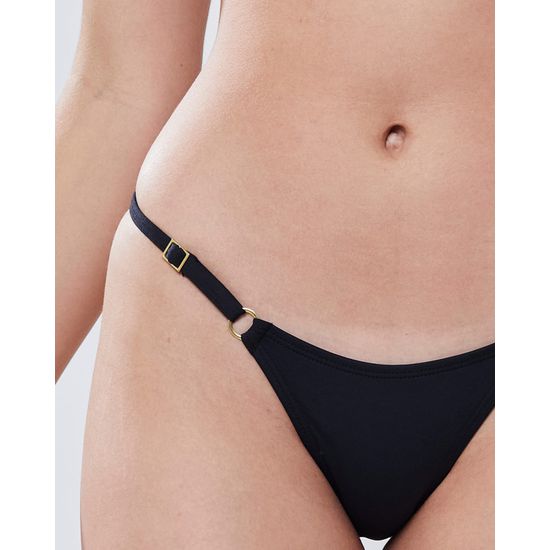 Biquini Fio Dental com Top Fixo Preto 563