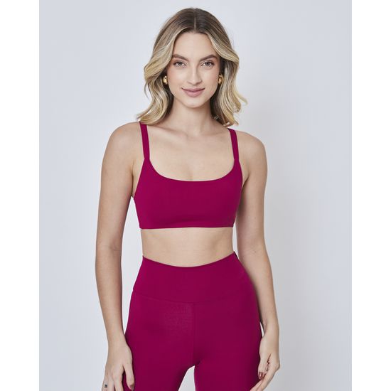 Conjunto Legging e Top - Vinho 718