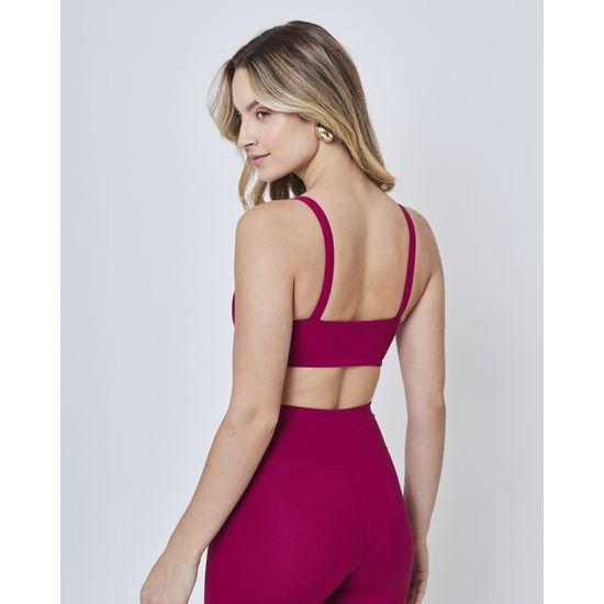Conjunto Legging e Top - Vinho 718