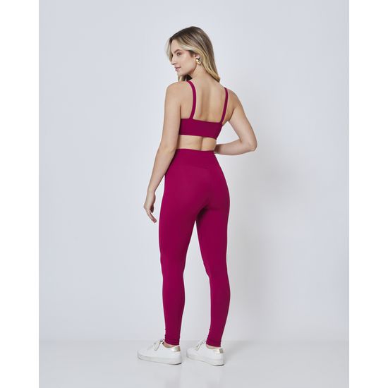Conjunto Legging e Top - Vinho 718