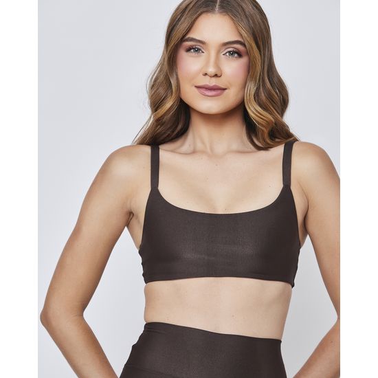 Conjunto Fitness Wonder Marrom 721