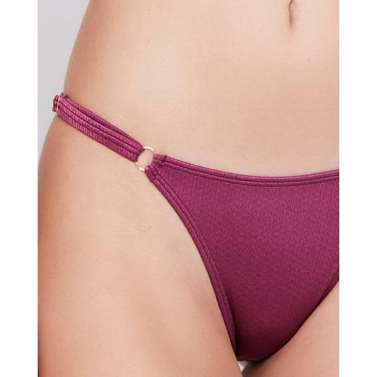 Biquini Fio Composé Branco e Roxo 740