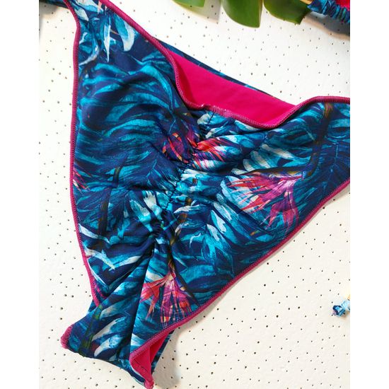 Biquini Ripple Monstera Azul 779