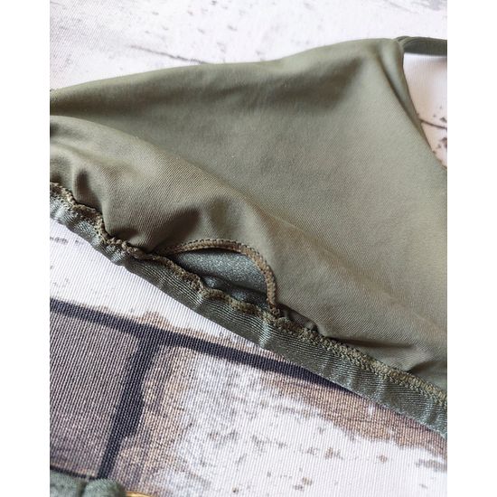 Biquini Fio Dental Verde Croco 086