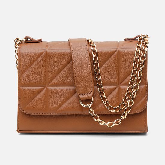 Bolsa Feminina Aline em Couro Legitimo Caramelo Vittal