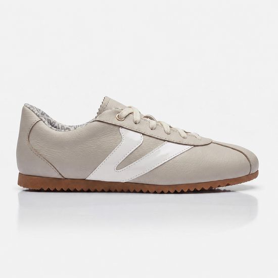 Tênis Feminino Couro Legítimo Naomi OffWhite Vittal Clássico Retrô