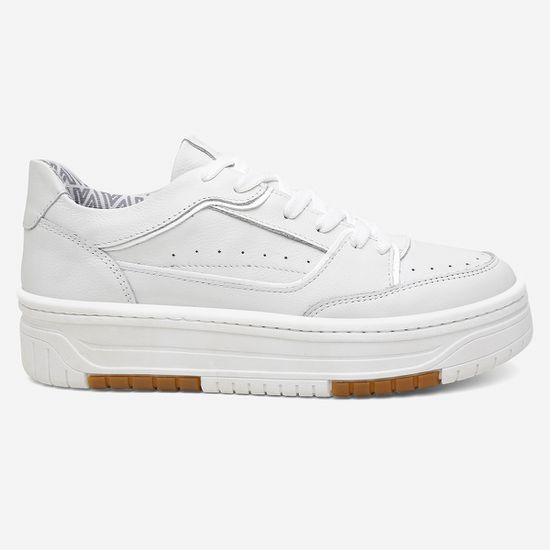 Tênis Feminino Vittal Aura Gelo Solado Flatform Confort