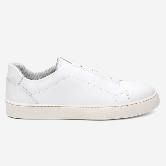 Tênis Casual Masculino Onix Banco em Couro Legitimo com Elástico Vittal