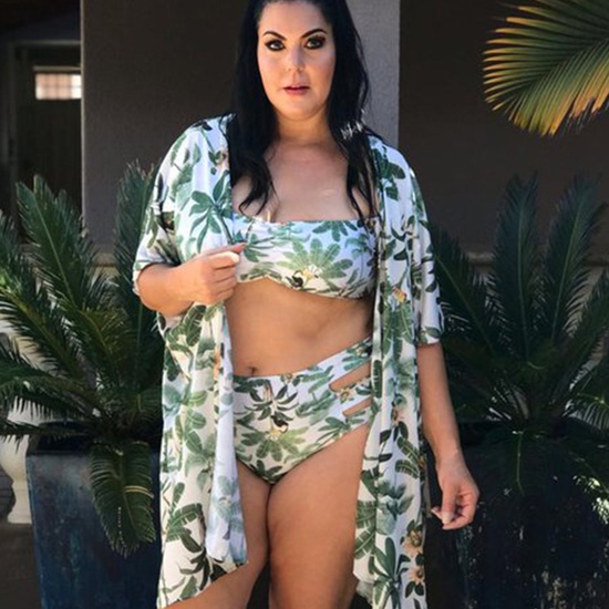 Biquíni com kimono plus size clearance