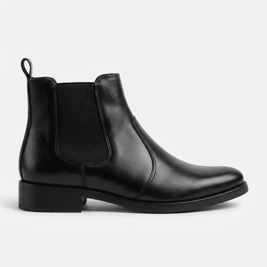 Bota Chelsea Feminina Vittal Lara em Couro Cano Curto