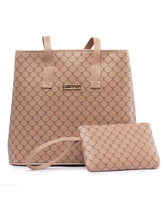 Bolsa Sacola Giovanna Bege - Arietto