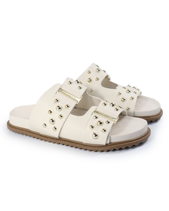 Papete Feminina Aurora Sola Baixa Off White - Arietto