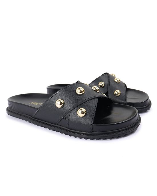 Sandalia Papete Sola Baixa Katia Preto - Arietto