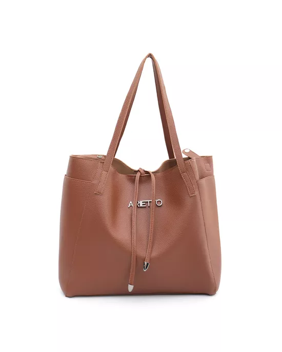 Bolsa Feminina Sacola Grande Antonela Caramelo - Arietto