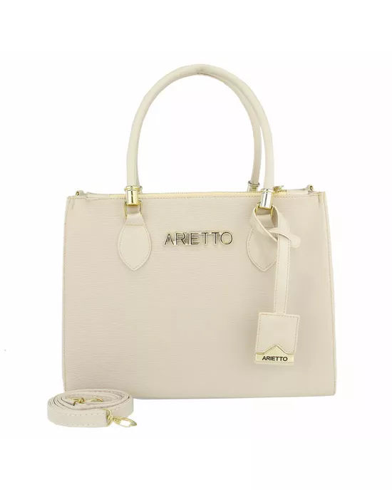 Bolsa Baú Lisa Grande Gisele - Marfim - Arietto