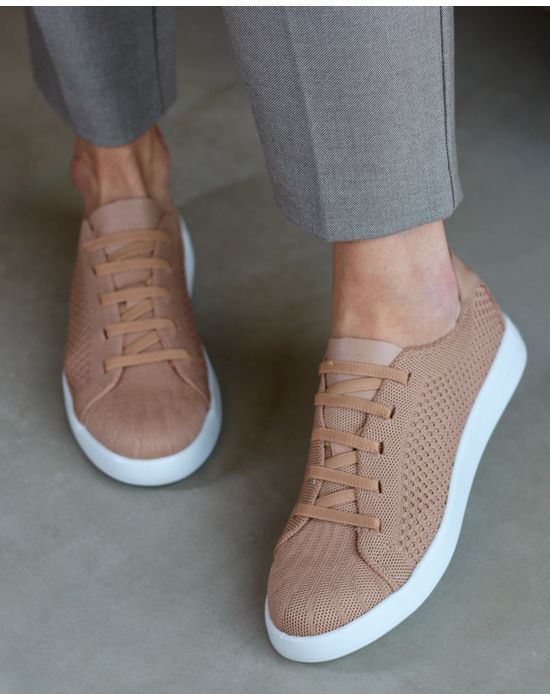 TÊNIS NINA KNIT BAUNILHA