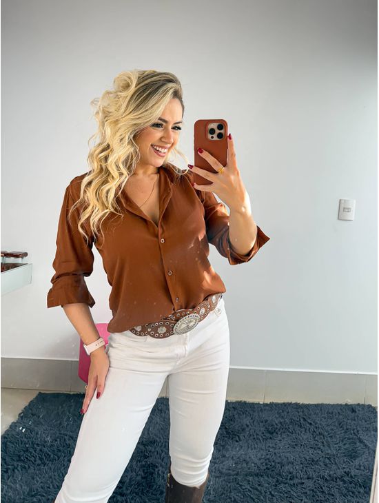 CAMISA MARROM - Le Fancy store
