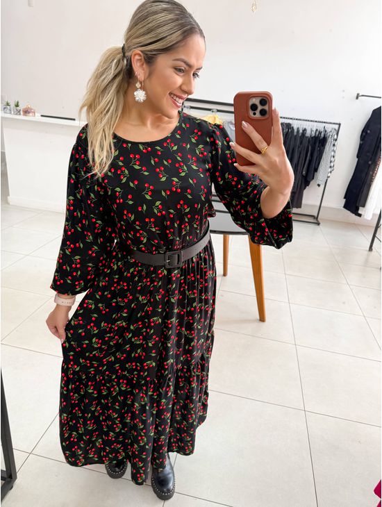 VESTIDO ZARA CEREJA - Le Fancy store