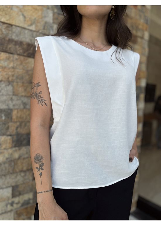 Blusa Muscle Off White