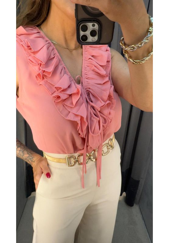 Blusa Boho Chic Rosa - USE MV ESSENCE