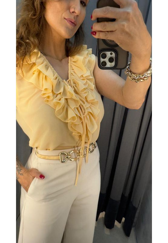 Blusa Boho Chic Bege - USE MV ESSENCE