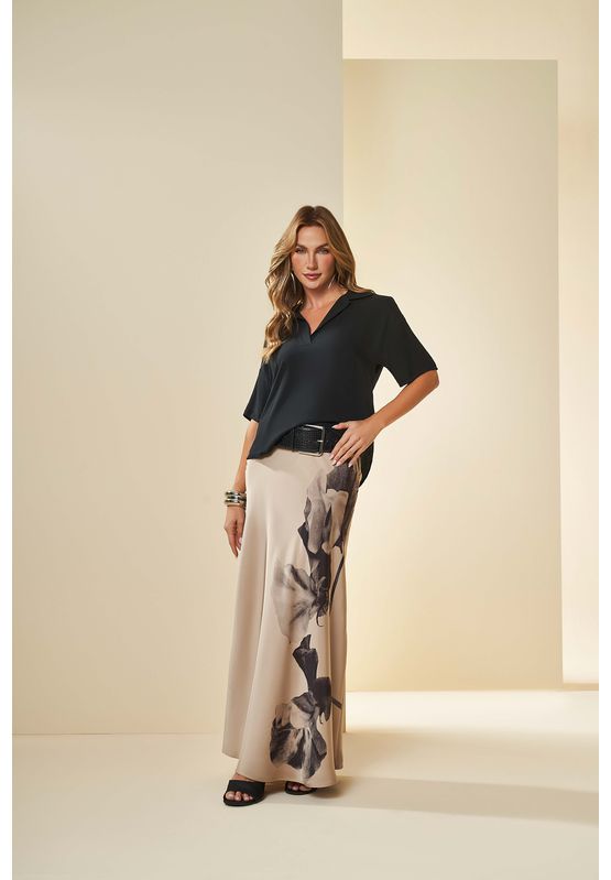 Blusa Doce Trama 104939 Preto - USE MV ESSENCE