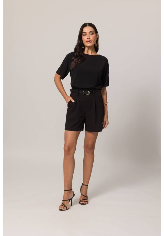 Blusa Doce Trama 105470 Preto - USE MV ESSENCE