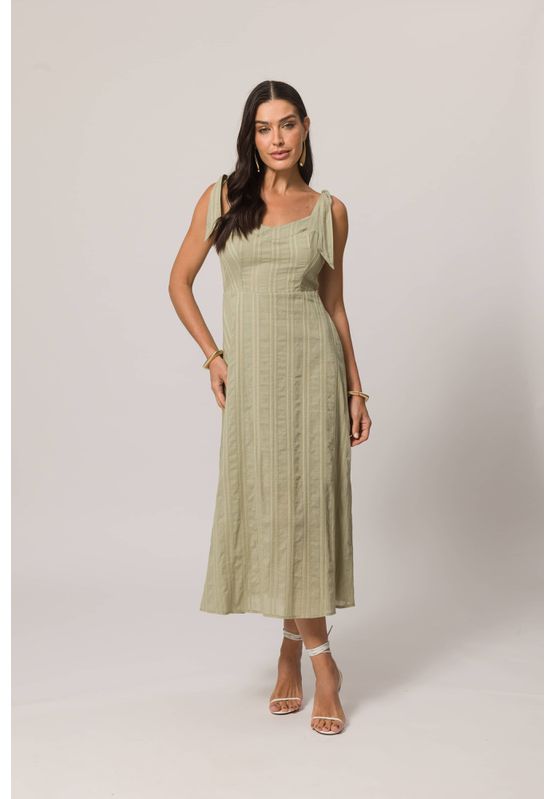 Vestido Doce Trama 105506 Verde Mate - USE MV ESSENCE