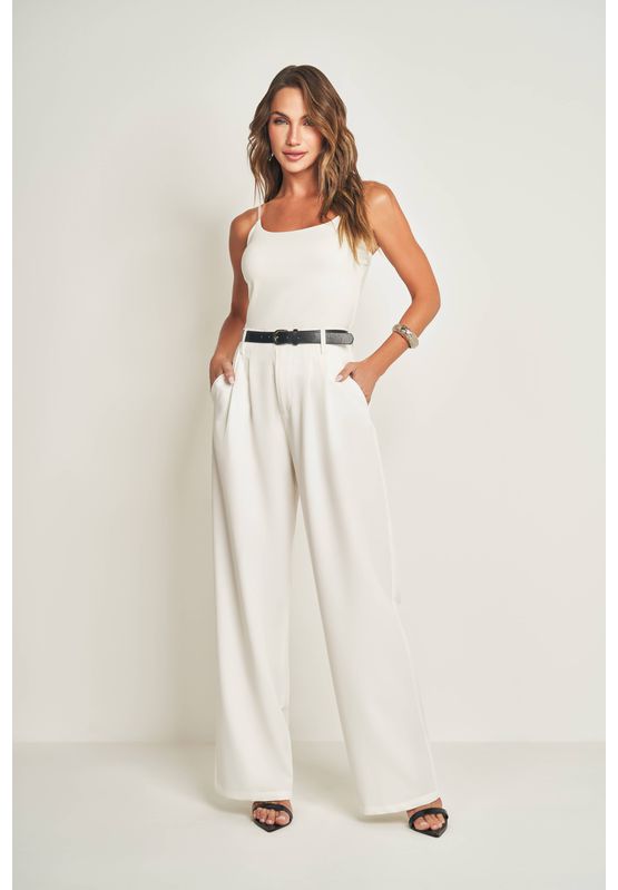 Calça Alfaitaria Doce Trama 105164 Off White - USE MV ESSENCE