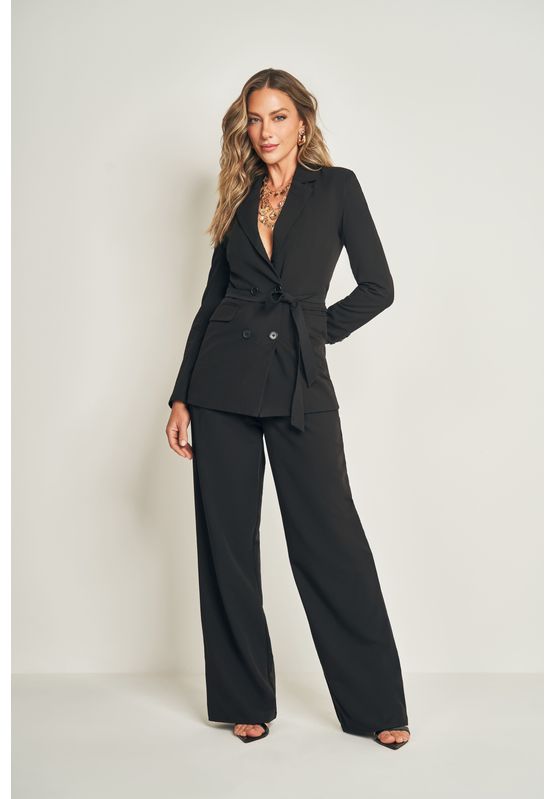 Calça Alfaitaria Doce Trama 105164 Preto - USE MV ESSENCE