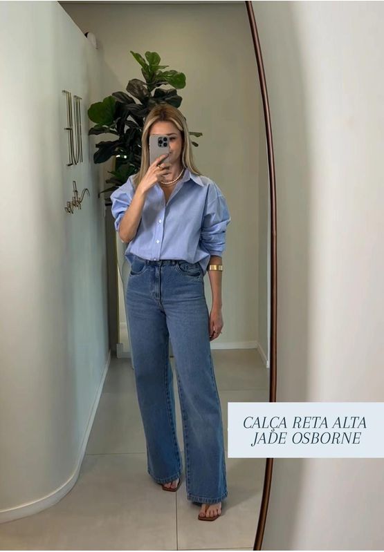 Vestido Jeans Doce Trama 300661 Azul Jeans - USE MV ESSENCE