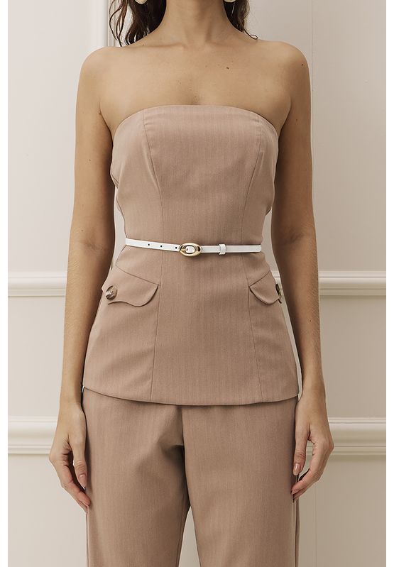 Cinto Charry Cores 426302 Branco - USE MV ESSENCE