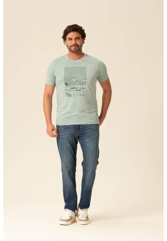 Camiseta Estampada Slim Fit Seeder Se0301422 Estam... - USE MV ESSENCE