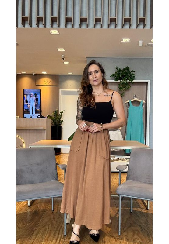 Saia Midi 181808 Use Modo Caramelo - USE MV ESSENCE