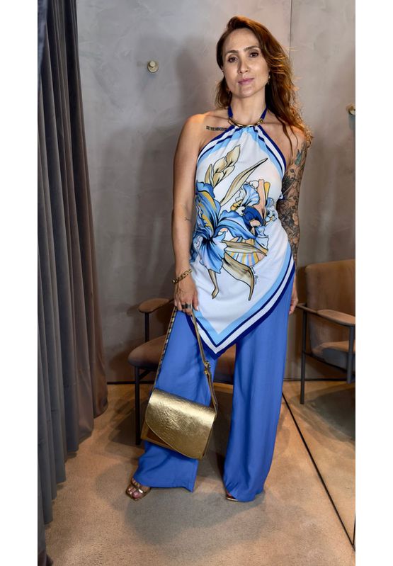 Blusa Lenço Franciele Morezzi 38174 Estampado - USE MV ESSENCE