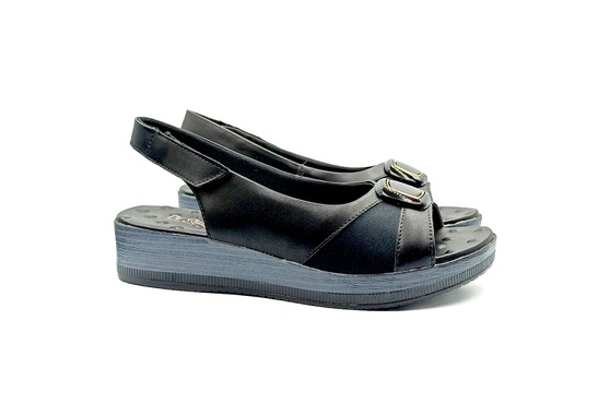 Sandália Feminina para Joanete e Fascite - Preta | Pé Relax Sapatos  Confortáveis