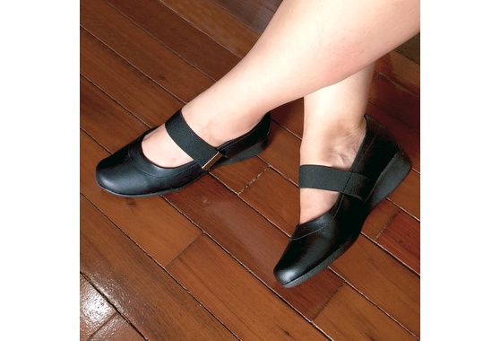Sapato Boneca Especial para Esporão e Fascite - Preto | Pé Relax Sapatos  Confortáveis