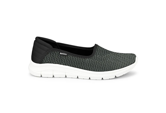 Tênis Feminino Casual - Preto | Pé Relax Sapatos Confortáveis