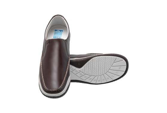 Mocassim Masculino Confort - Brown | Pé Relax Sapatos Confortáveis