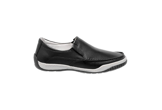 Mocassim Masculino Confort - Preto | Pé Relax Sapatos Confortáveis