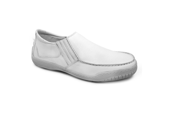 sapato branco confortavel masculino