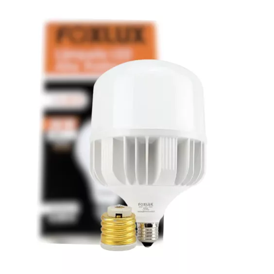 Lâmpada LED 62W 6500K Bivolt Foxlux | Super Potência 5600lm | RR