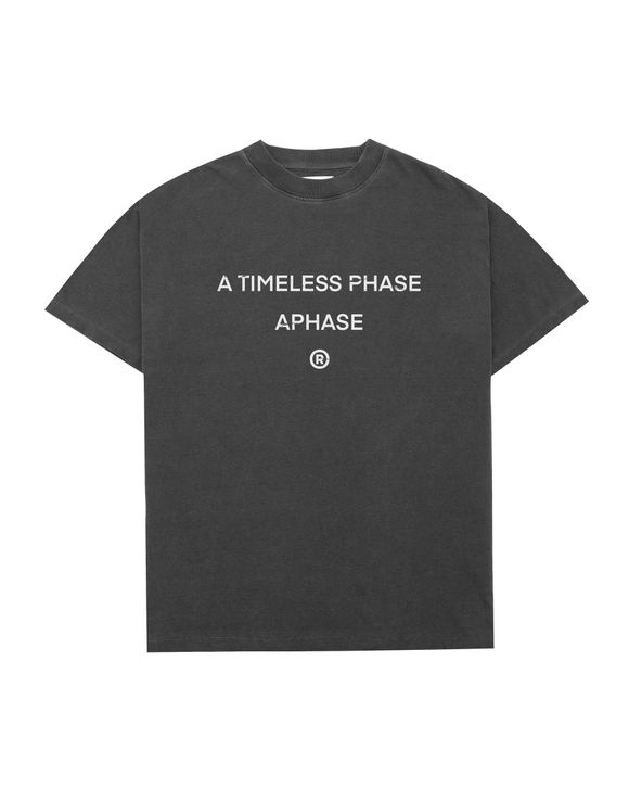 BIG SLOGAN TSHIRT - STONED GRAY - APHASE