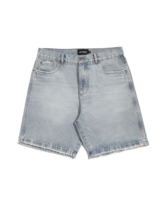STRAIGHT DENIM SHORTS - BLUE SKY - APHASE