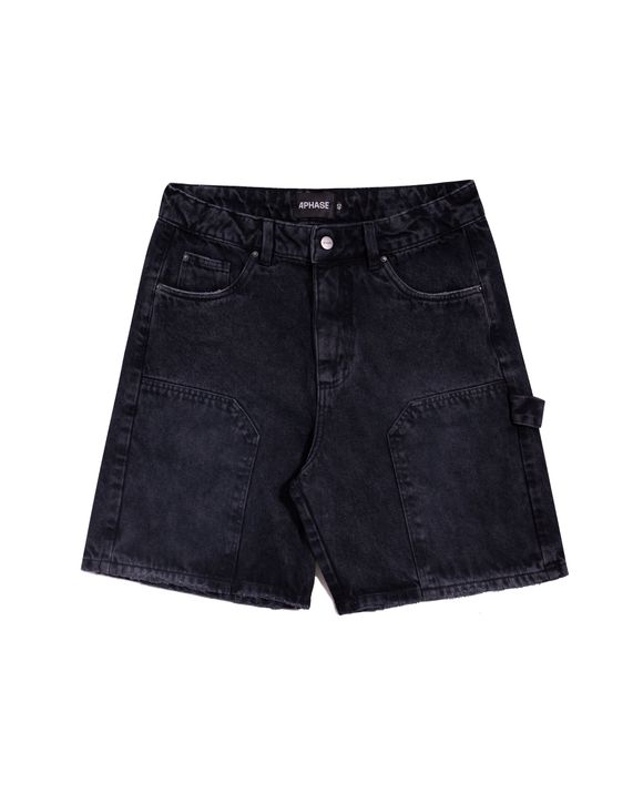 CARPENTER SHORTS - STONED BLACK - APHASE